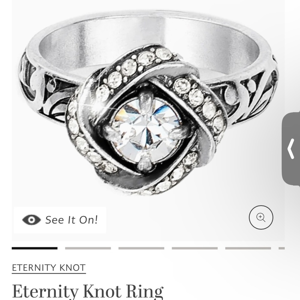 Eternity knot band Brighton ring